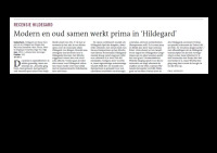 DagbladvanhetNoorden_Hildegard_Recensie_30 november 2018